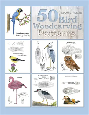 50 patrones de talla de aves - 50 Bird Woodcarving Patterns