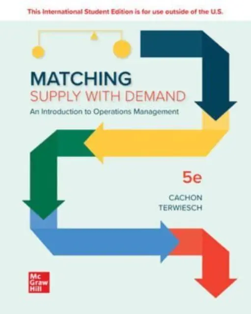 ISE Adaptación de la oferta a la demanda: Introducción a la gestión de operaciones - ISE Matching Supply with Demand: An Introduction to Operations Management