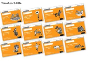 Leer Escribir Inc. Phonics: Orange Set 4 Core Black & White Storybooks (Paquete de 120) - Read Write Inc. Phonics: Orange Set 4 Core Black & White Storybooks (Pack of 120)