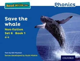 Read Write Inc. Phonics: Blue Set 6 No ficción 1 Salvar la ballena - Read Write Inc. Phonics: Blue Set 6 Non-fiction 1 Save the Whale