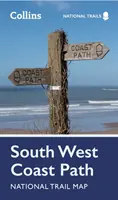 Mapa del sendero nacional South West Coast Path - South West Coast Path National Trail Map