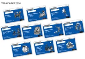 Read Write Inc. Phonics: Azul Set 6 Libros de cuentos en blanco y negro (Paquete de 100) - Read Write Inc. Phonics: Blue Set 6 Core Black & White Storybooks (Pack of 100)