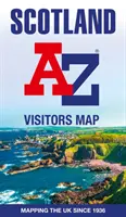 Escocia A-Z Mapa de visitantes - Scotland A-Z Visitors Map