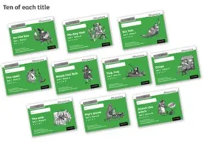 Leer Escribir Inc. Phonics: Verde Set 1 Núcleo Blanco y Negro Libros de cuentos (Paquete de 100) - Read Write Inc. Phonics: Green Set 1 Core Black & White Storybooks (Pack of 100)