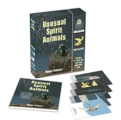 Baraja de Oráculo Mensajes Insólitos de Animales - Incluye 52 cartas y un libro ilustrado de 64 páginas - Unusual Animal Messages Oracle Deck - Includes 52 Cards and a 64-Page Illustrated Book