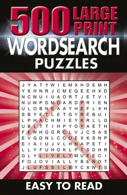 500 Sopas de letras de gran tamaño: Fácil de leer - 500 Large Print Wordsearch Puzzles: Easy to Read