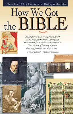 Cómo llegamos a la Biblia: Una cronología de los acontecimientos clave de la historia de la Biblia - How We Got the Bible Pamphlet: A Time Line of Key Events in the History of the Bible