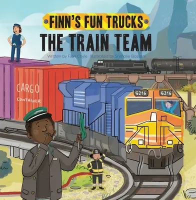 El equipo del tren: Un libro de camiones para levantar la página - The Train Team: A Lift-The-Page Truck Book