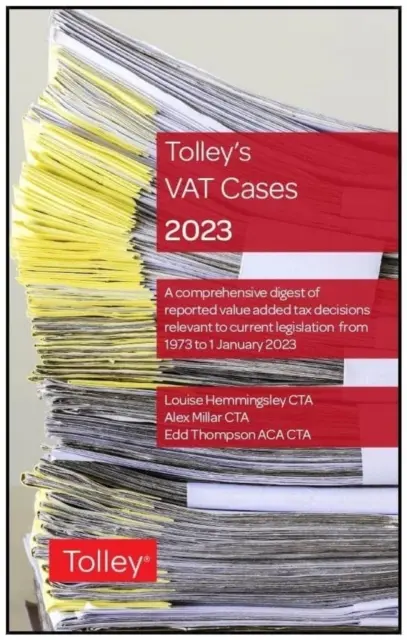 Casos de IVA de Tolley 2023 - Tolley's VAT Cases 2023