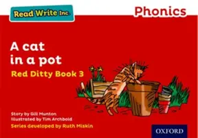 Leer Escribir Inc. Phonics: Red Ditty Libro 3 Un gato en una maceta - Read Write Inc. Phonics: Red Ditty Book 3 A Cat in a Pot