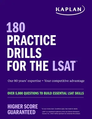 180 ejercicios de práctica para el LSAT: Más de 5.000 preguntas para desarrollar las habilidades esenciales del LSAT - 180 Practice Drills for the Lsat: Over 5,000 Questions to Build Essential LSAT Skills