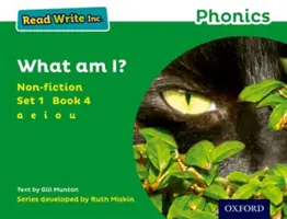 Read Write Inc. Phonics: Green Set 1 No ficción 4 ¿Qué soy yo? - Read Write Inc. Phonics: Green Set 1 Non-fiction 4 What Am I?