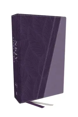 NKJV Biblia de Estudio, Tapa dura, Letra Roja, Confort de Impresión: El recurso completo para estudiar la Palabra de Dios - NKJV Study Bible, Leathersoft, Purple, Full-Color, Thumb Indexed, Comfort Print: The Complete Resource for Studying God's Word