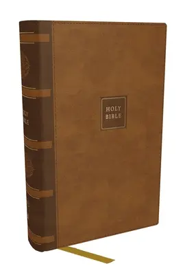 Biblia compacta RVR con 43.000 referencias cruzadas, cuero suave marrón, letra roja, impresión cómoda: Santa Biblia, Versión Reina Valera: Santa Biblia, Versión Reina Valera - KJV Compact Bible W/ 43,000 Cross References, Brown Leathersoft, Red Letter, Comfort Print: Holy Bible, King James Version: Holy Bible, King James Ver