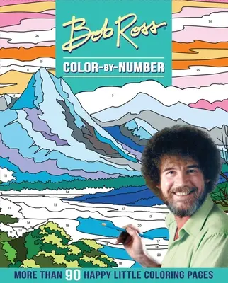 Bob Ross para colorear - Bob Ross Color-By-Number