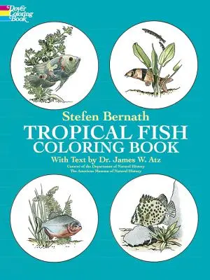 Libro para colorear de peces tropicales - Tropical Fish Coloring Book