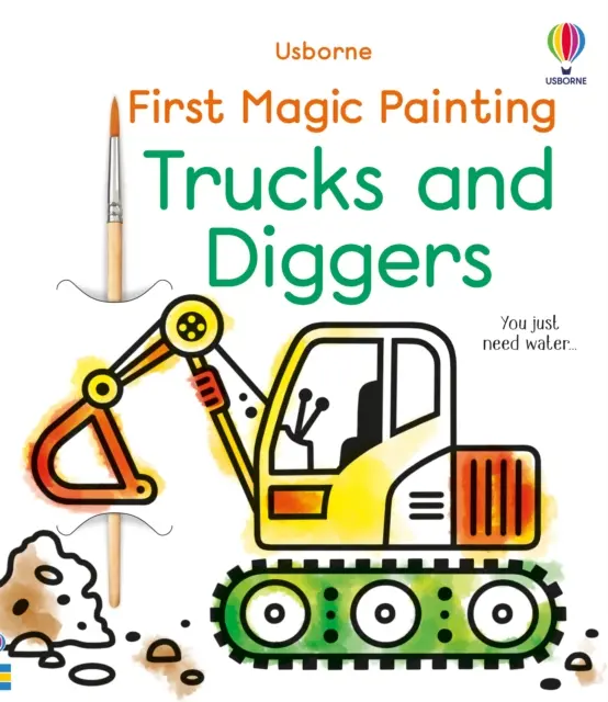 Primera Pintura Mágica Camiones y Excavadoras - First Magic Painting Trucks and Diggers