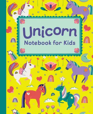 Cuaderno Unicornio para niños: Con lindas ilustraciones de unicornios y páginas rayadas, en blanco, cuadriculadas y con viñetas, ¡perfectas para escribir y garabatear! - Unicorn Notebook for Kids: Featuring Cute Unicorn Art and Lined, Blank, Graphed and Bulleted Pages Perfect for Journaling and Doodling!