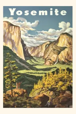 Vintage Journal Cartel de Trevel para el Parque Nacional de Yosemite - Vintage Journal Trevel Poster for Yosemite National Park