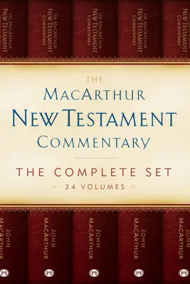 Comentario MacArthur del Nuevo Testamento, 34 volúmenes - The MacArthur New Testament Commentary Set of 34 Volumes