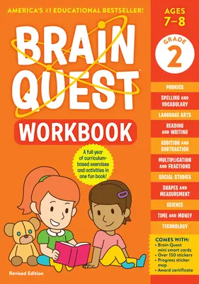 Cuaderno de ejercicios Brain Quest: 2do Grado Edición Revisada - Brain Quest Workbook: 2nd Grade Revised Edition