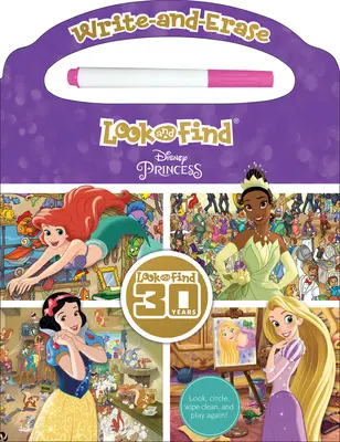 Princesas Disney: Busca y Encuentra Escribe y Borra - Disney Princess: Write-And-Erase Look and Find