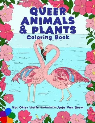 Libro para colorear de animales y plantas queer - Queer Animals & Plants Coloring Book