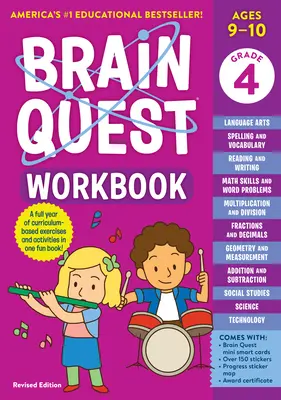 Cuaderno de ejercicios Brain Quest: 4th Grade Revised Edition - Brain Quest Workbook: 4th Grade Revised Edition