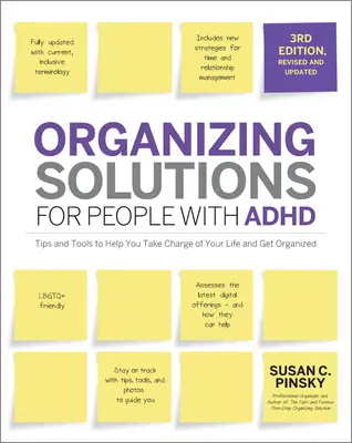 Soluciones organizativas para personas con TDAH, 3.ª edición: Consejos y herramientas para ayudarle a tomar las riendas de su vida y organizarse - Organizing Solutions for People with Adhd, 3rd Edition: Tips and Tools to Help You Take Charge of Your Life and Get Organized