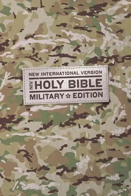 Niv, Santa Biblia, Edición militar, Compacta, Rústica, Camuflaje militar, Impresión cómoda - Niv, Holy Bible, Military Edition, Compact, Paperback, Military Camo, Comfort Print