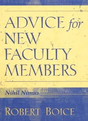 Consejos para nuevos profesores - Advice for New Faculty Members