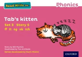 Read Write Inc. Phonics: Pink Set 3 Libro de cuentos 5 Tab's Kitten - Read Write Inc. Phonics: Pink Set 3 Storybook 5 Tab's Kitten