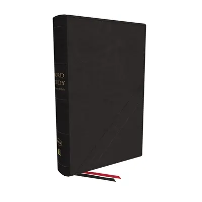 Nkjv, Biblia de consulta para el estudio de las palabras, cuero regenerado, negro, letra roja, impresión cómoda: 2.000 palabras clave que revelan el significado de la Biblia - Nkjv, Word Study Reference Bible, Bonded Leather, Black, Red Letter, Comfort Print: 2,000 Keywords That Unlock the Meaning of the Bible