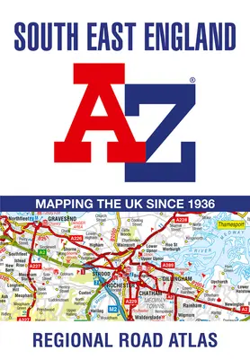 Atlas regional de carreteras A-Z del sudeste de Inglaterra - South East England Regional A-Z Road Atlas