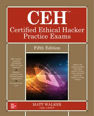 Exámenes prácticos para la certificación Ceh Certified Ethical Hacker, quinta edición - Ceh Certified Ethical Hacker Practice Exams, Fifth Edition