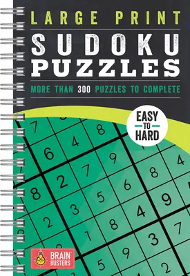 Sudokus en letra grande: Más de 200 rompecabezas para completar - Large Print Sudoku Puzzles Green: Over 200 Puzzles to Complete