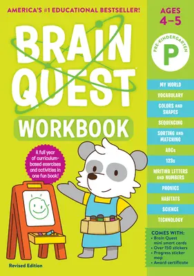 Cuaderno de ejercicios Brain Quest: Pre-K Edición Revisada - Brain Quest Workbook: Pre-K Revised Edition