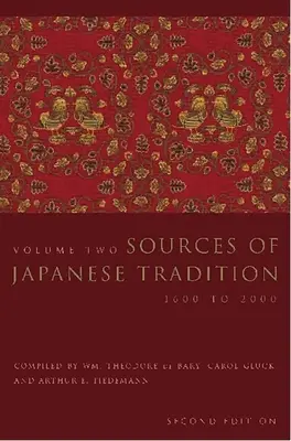 Fuentes de la tradición japonesa: 1600 a 2000 - Sources of Japanese Tradition: 1600 to 2000