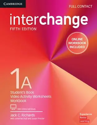 Interchange Nivel 1A Full Contact con Autoestudio en línea y Cuaderno de trabajo en línea - Interchange Level 1A Full Contact with Online Self-Study and Online Workbook