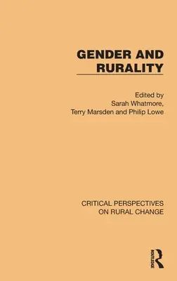 Género y ruralidad - Gender and Rurality