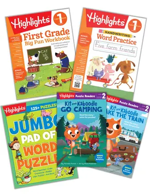 Paquete de aprendizaje divertido para primer grado - First Grade Learning Fun Bundle