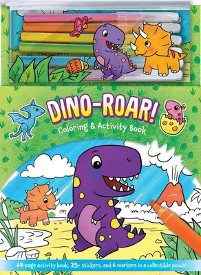 ¡Dino-Roar! Libro de colorear y actividades - Dino-Roar! Coloring & Activity Book