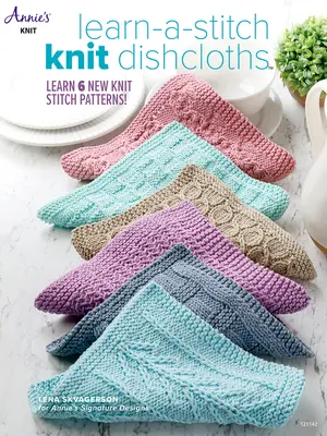 Trapos de punto Learn-A-Stitch - Learn-A-Stitch Knit Dishcloths