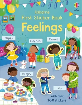 Primer libro de pegatinas Sentimientos - First Sticker Book Feelings