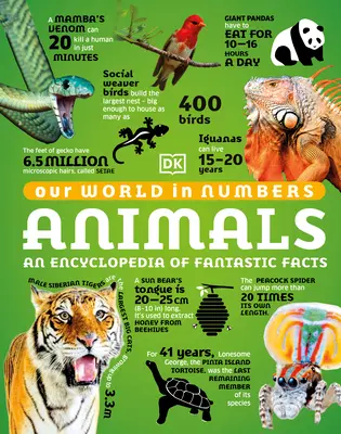 Nuestro mundo en cifras Animales: Una enciclopedia de hechos fantásticos - Our World in Numbers Animals: An Encyclopedia of Fantastic Facts