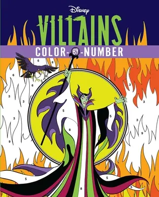 Villanos Disney para colorear - Disney Villains Color-By-Number