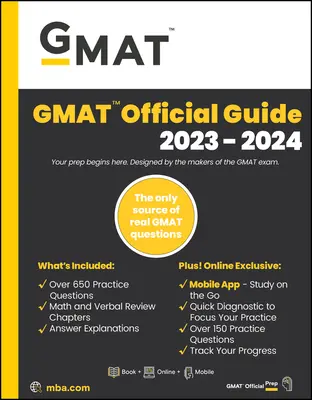 GMAT Guía Oficial 2023-2024, Edición Focus: Incluye Libro + Banco de Preguntas Online + Flashcards Digitales + Aplicación Móvil - GMAT Official Guide 2023-2024, Focus Edition: Includes Book + Online Question Bank + Digital Flashcards + Mobile App