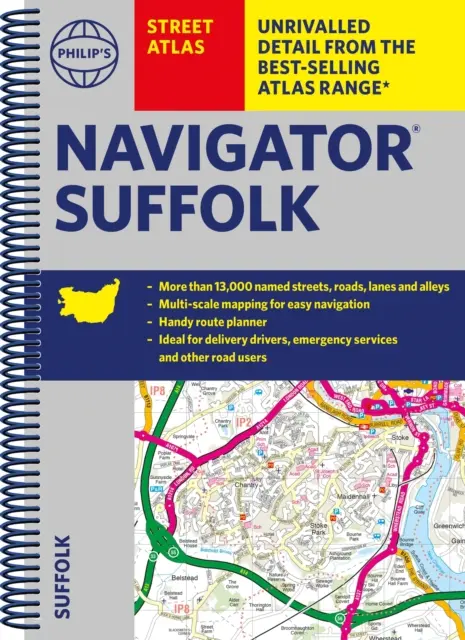 Philip's Navigator Street Atlas Suffolk (en inglés) - Philip's Navigator Street Atlas Suffolk