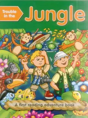 Trouble in the Jungle (Tamaño grande): Libros de primera lectura para niños de 3 a 5 años - Trouble in the Jungle (Outsize): First Reading Books for 3-5 Year Olds