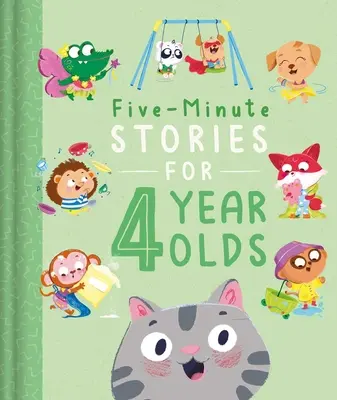 Cuentos de cinco minutos para niños de 4 años: Con 7 cuentos, 1 para cada día de la semana - Five-Minute Stories for 4 Year Olds: With 7 Stories, 1 for Every Day of the Week